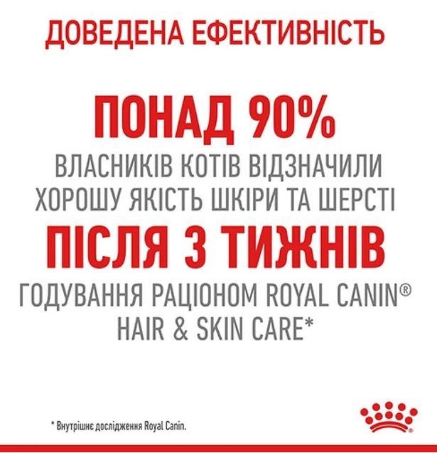 АКЦІЯ Royal Canin FCN HAIR  SKIN CARE CIG Вологий корм для котів із свійської птиці 3+1 по 85 г 