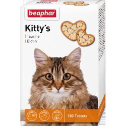 Kittys + Taurin + Biotin-ласощі з таурином і біотином 180 таблеток