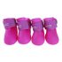 Черевики для собак силіконові фіолетові XXL 90  70 мм