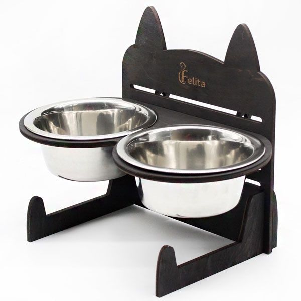 Кормушка для котів Cat Joy Мордочка венге 