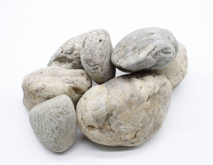 Ґрунт Галька Сірий Янгол 80-120 мм, вага 10 кг 