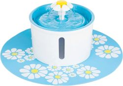 Фонтан для тварин Small Flower Блакитний 16х20х12см CS0329 