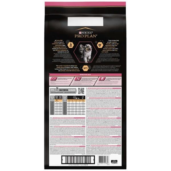 PRO PLAN Puppy Medium Sensitive Skin сухий корм для цуценят схильних до алергії з лососем, 12 кг 12 кг