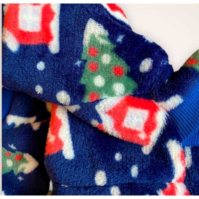 Новорічна толстовка для собак Dog Love синя XS