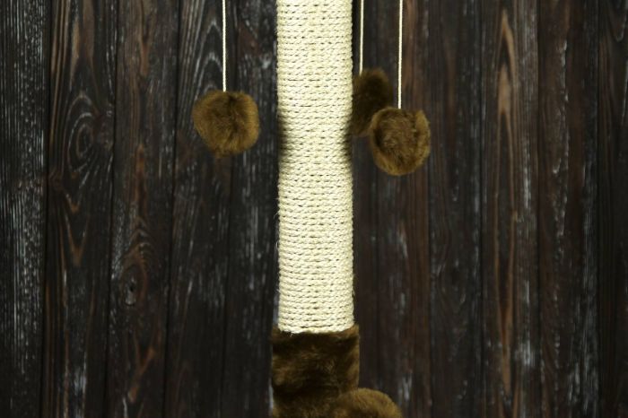 Когтеточка Арлекін, сизаль Коричневий