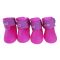Черевики для собак силіконові фіолетові L 51  45мм