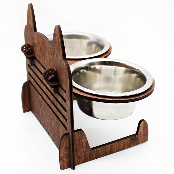 Кормушка для котів Cat Joy Мордочка дуб 