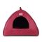 Будиночок для тварин Юрта 1 паянка з ребрами жорсткості 363939 см Бордо