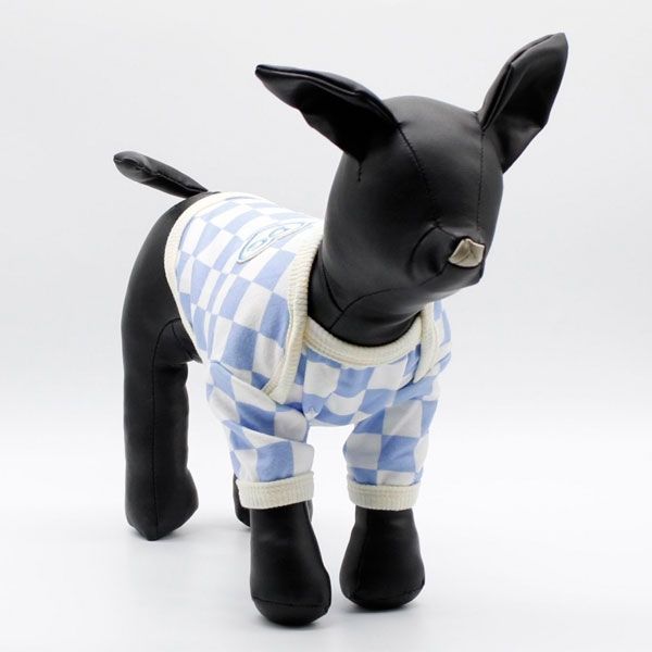 Світшот Шахова дошка трикотаж на флісі блакитний, XXL XXL