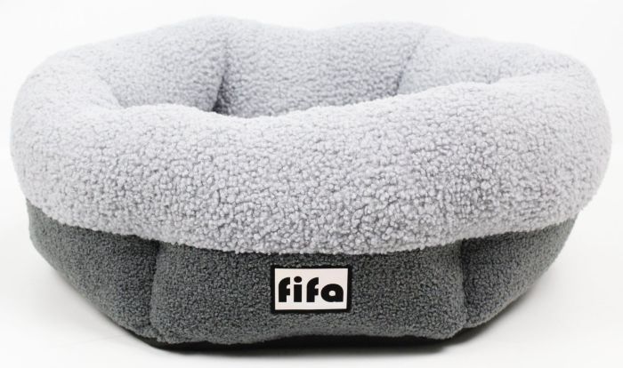 Лежак Норд меблева тканина, вовна, Сірий . 433820 см