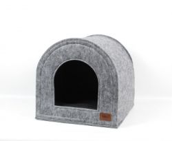 Будиночок повсть, 45х45х45 см сірий