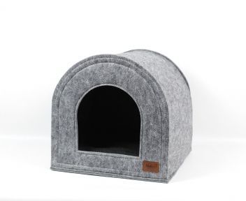 Будиночок повсть, 45х45х45 см сірий