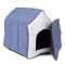 Будка  2 для собак 433340 см Сіро-синя