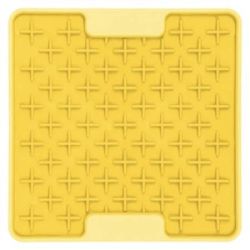 Лизальний килимок антистрес для маленьких собак собак LickiMat Mini Tuff Buddy Yellow, тверда основа