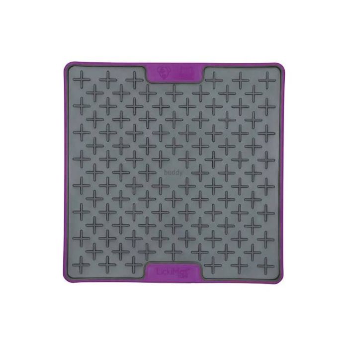 Лизальний килимок антистрес для собак LickiMat Buddy Tuff Purple, тверда основа