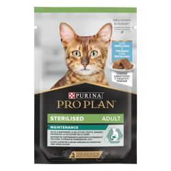АКЦІЯ Purina Pro Plan Sterilised Adult Cod вологий корм для стерилізованих кішок зі шматочками тріски 75 г 