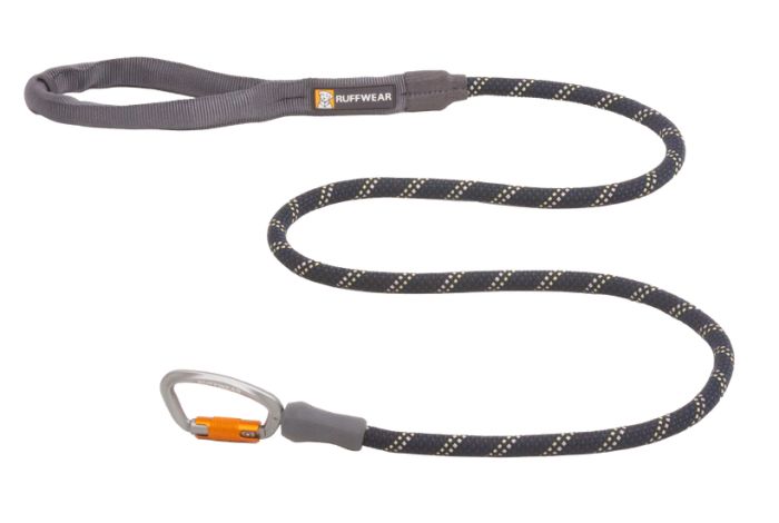 Рефлекторний повідець канат для собак Ruffwear Knot-a-Leash™ S 1,5 м / 7 мм Чорний