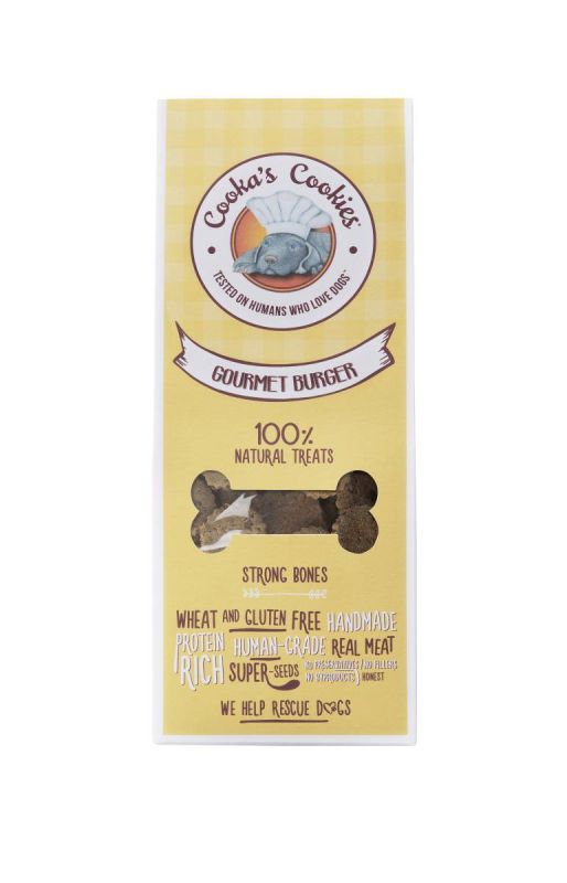 Натуральне печиво для собак Cooka's Cookies Свинина з сиром та овочами 100 г