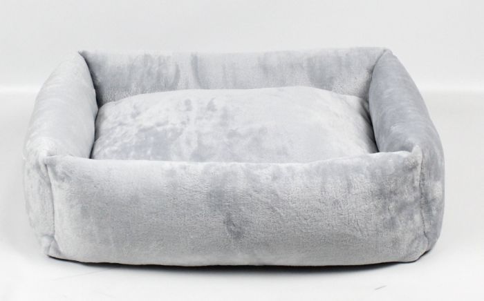 Лежак Геліус фліс, велсофт Сірий. 304015 см