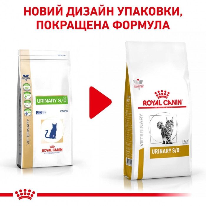 АКЦІЯ Royal Canin Urinary SO дієта при сечокамяній хворобі для котів 1,5 кг + 4 паучі 