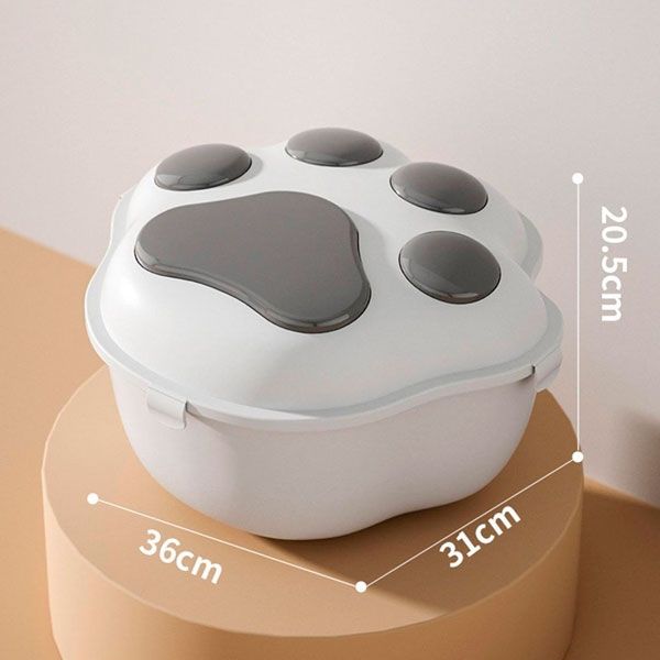 Контейнер для корму 31х36х21 см, 8 л Мятний