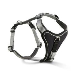 Шлейка для собак пом'якшена Wolters Professional Comfort 6 80-95 см / 35 мм Сріблястий