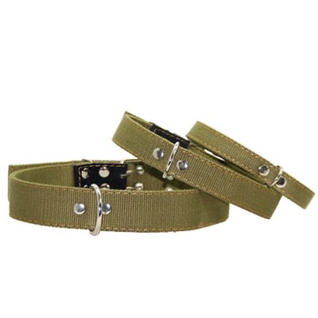 Нашийник брезент подвійний 58-74 см