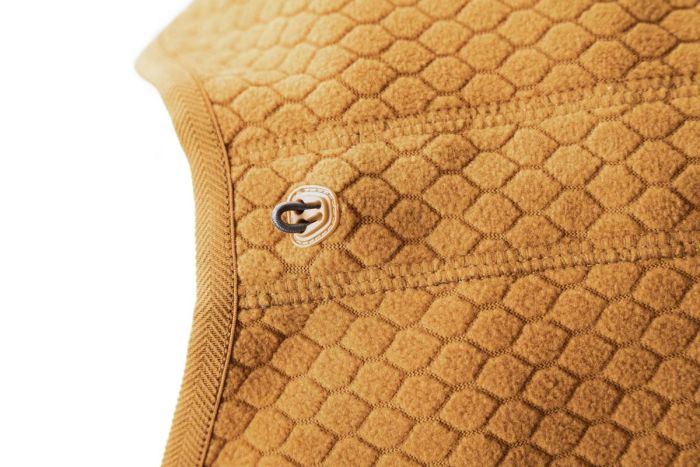 Утеплена куртка для собак Hurtta Warming Midlayer ECO 60 Гірчичний