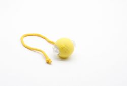 Мяч з мотузкою інтерактивний, 5см  жовтий