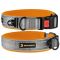 Нашийник з неопрену світловідбиваючий Помаранчевий 25мм (51-59см)