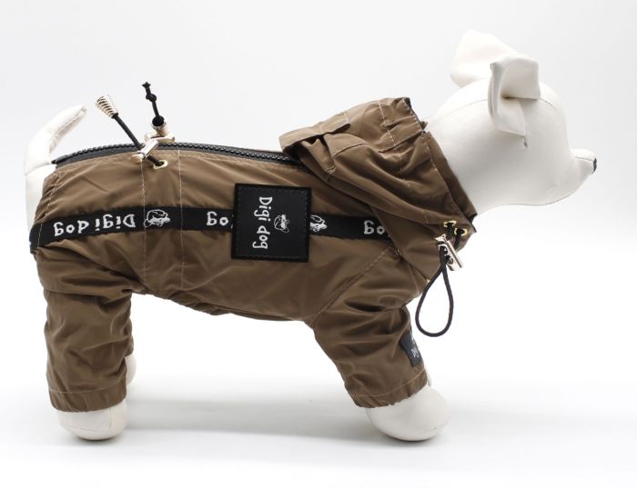Дощовик Digi dog бежевий (хлопчик) XXS