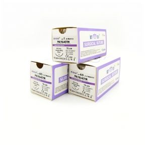 ПГА (Полігліколева кислота) з колючою голкою 12 кола USP 1(EP 4) 40мм