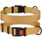 Нашийник для собак BronzeDog золото пластиковий фастекс 1226 51Т 20мм (30-40см)