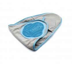 Рушник для тварин,  6428см  блакитний