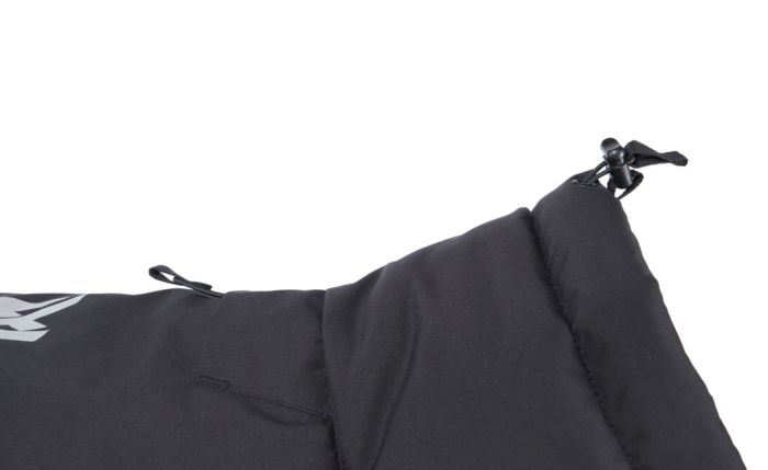 Тепла зимова куртка для собак Glacier jacket 3.0 Non-stop dogwear Чорний/Помаранчевий 40