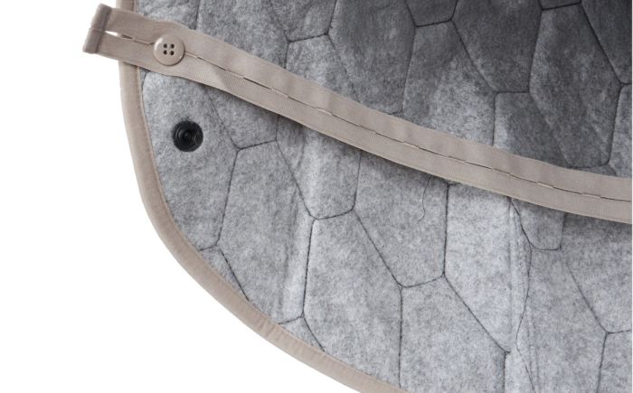 Халат-рушник для собак Drying coat Non-stop dogwear Сірий 36