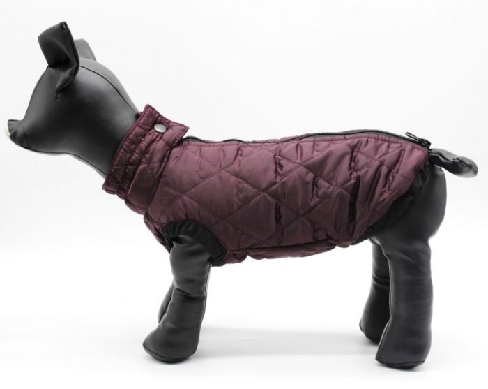 Жилет Альфа стьогана плащівка бордо (дівчинка) S