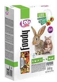 Lolopets Корм для хомячків і кроликів овоче-фруктовий 340г 71124 