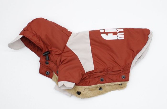 Октавія куртка з капюшоном, дівчинка, цеглястий. XS (А25В31-40см)