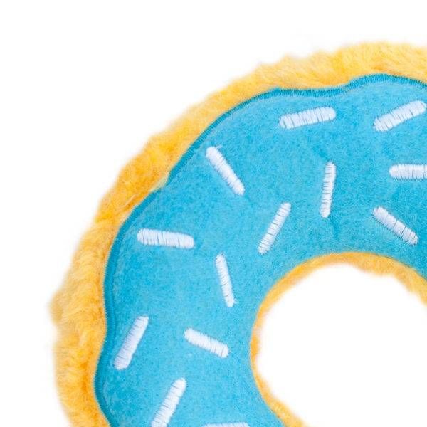 М'яка іграшка для собак чорниця пончик ZippyPaws Donutz Blueberry з пищалкою