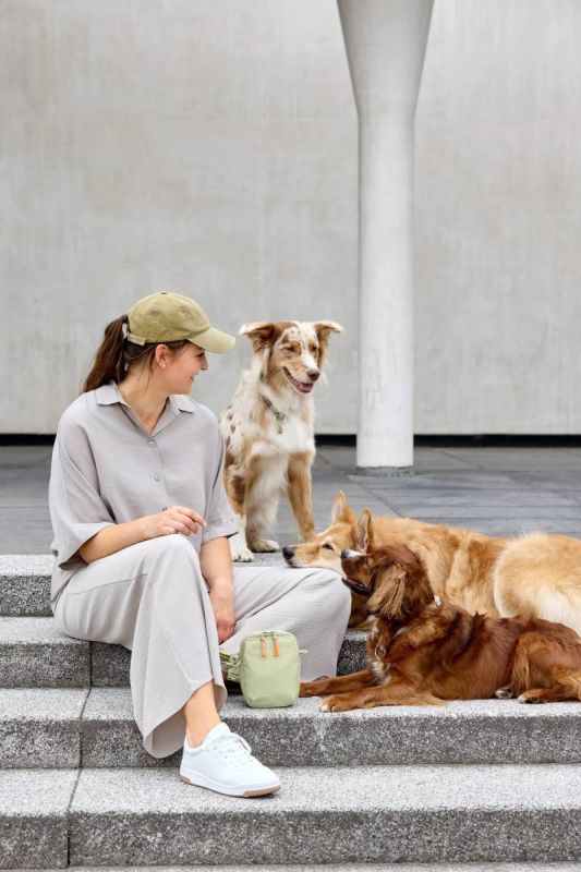Сумка для ласощів і аксесуарів собак Palopa Greta L Зелений