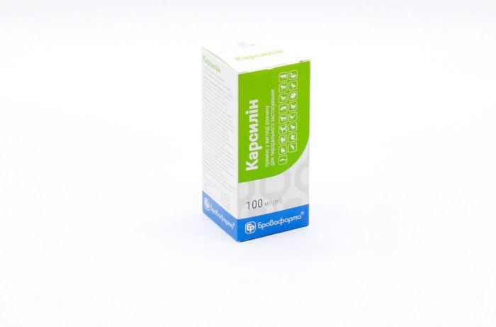 Карсилін розчин оральний гепатопрот, Бровафарма 100 мл