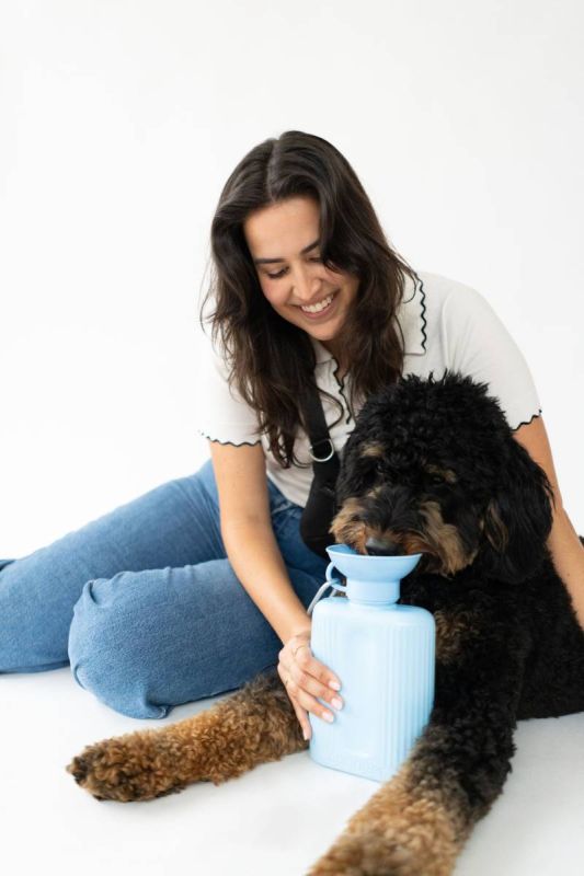 Пляшка-поїлка для собак Springland Блакитний 1,3 л