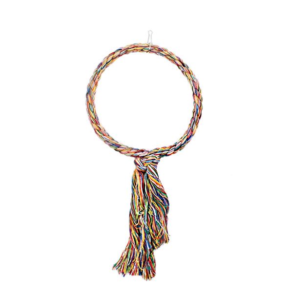 Гойдалка для птахів бавовна кольорова 13 см