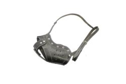 Намордник Шкіряний для ротвейлера 30см Чорний