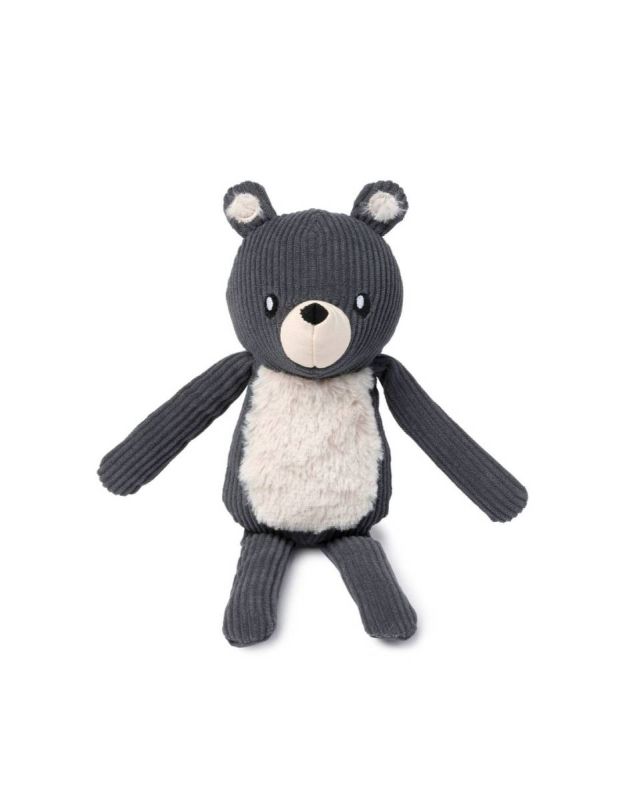 М'яка іграшка для собак FuzzYard Медведик Сірий