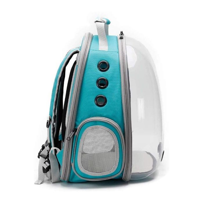 Розкладний рюкзак-переноска для перенесення тварин, 40х34х20см Синій