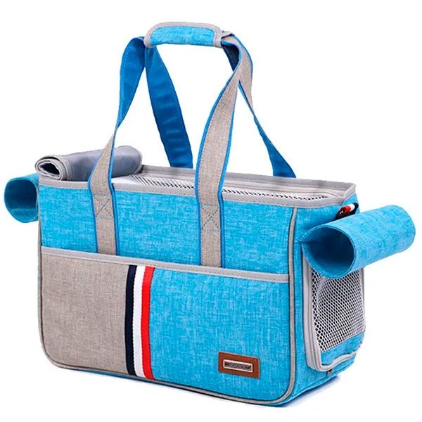 Сумка-переноска DODO сіро-блакитна 47х20х29 см