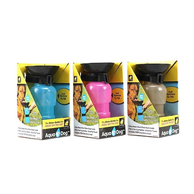 Поїлка PET BOTTLE для собак з тарілкою 500 мл 