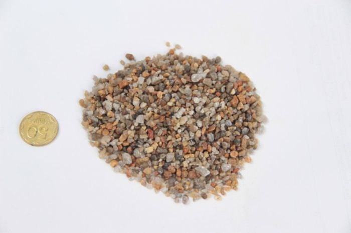 Грунт Бурштиновий кварцит фракція 1.2-1,6 мм 10кг 